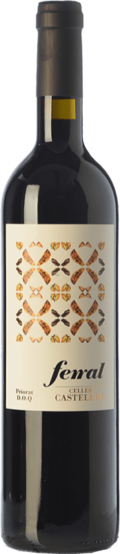 14,95 € Envio grátis | Vinho Tinto Castellet Ferral Crianza D.O.Ca. Priorat Catalunha Espanha Merlot, Syrah, Garnacha — Grenache, Cabernet Sauvignon 75 cl