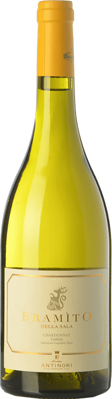 19,95 € Envio grátis | Vinho branco Castello della Sala Bramìto della Sala I.G.T. Umbria Úmbria Itália Chardonnay Garrafa 75 cl