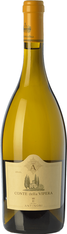 39,95 € Envío gratis | Vino blanco Castello della Sala Conte della Vipera I.G.T. Umbria Umbria Italia Sémillon, Sauvignon Botella 75 cl