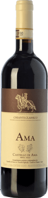 49,95 € Envio grátis | Vinho Tinto Castello di Ama Clássico D.O.C.G. Chianti Tuscany Itália Merlot, Sangiovese 75 cl