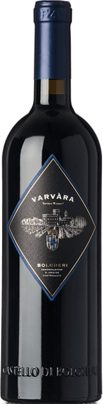25,95 € Free Shipping | Red wine Castello di Bolgheri Varvàra D.O.C. Bolgheri Tuscany Italy Merlot, Syrah, Cabernet Sauvignon, Petit Verdot Bottle 75 cl