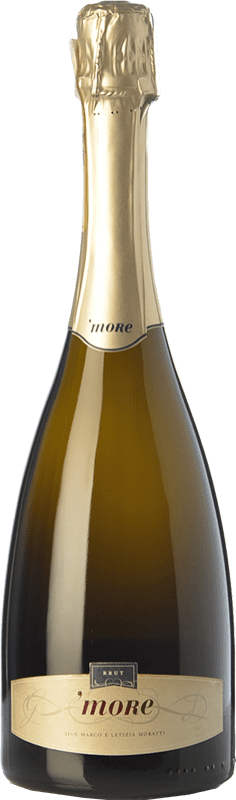 23,95 € Kostenloser Versand | Weißer Sekt Castello di Cigognola More D.O.C.G. Oltrepò Pavese Metodo Classico Lombardei Italien Spätburgunder Flasche 75 cl