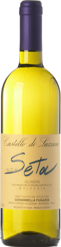 12,95 € Free Shipping | White Wine Castello di Luzzano Tasto di Seta D.O.C. Colli Piacentini Emilia-Romagna Italy Malvasia 75 cl