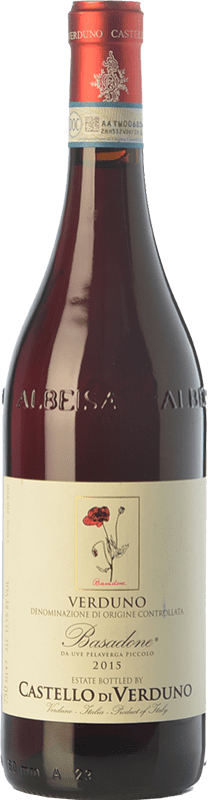 16,95 € Бесплатная доставка | Красное вино Castello di Verduno Basadone D.O.C. Verduno Pelaverga Пьемонте Италия Pelaverga бутылка 75 cl