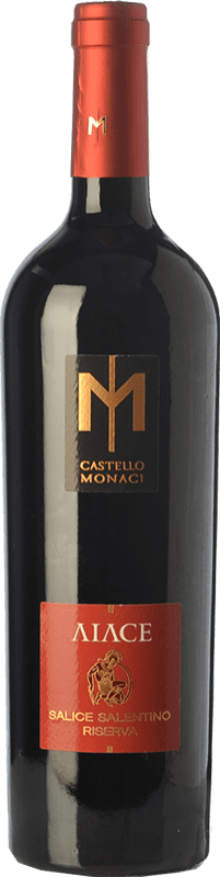26,95 € Free Shipping | Red wine Castello Monaci Aiace D.O.C. Salice Salentino Puglia Italy Malvasia Black, Negroamaro Bottle 75 cl