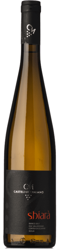 28,95 € Kostenloser Versand | Weißwein Castellucci Miano Shiarà I.G.T. Terre Siciliane Sizilien Italien Catarratto Flasche 75 cl