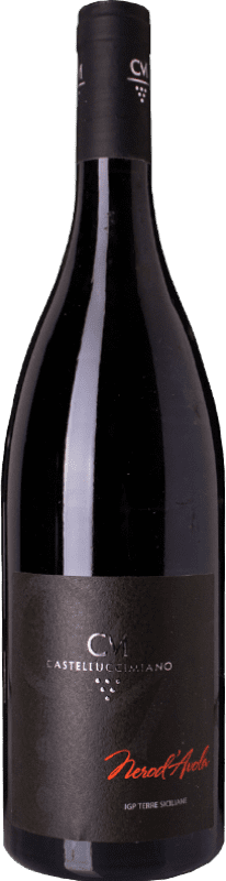 14,95 € Envio grátis | Vinho tinto Castellucci Miano I.G.T. Terre Siciliane Sicília Itália Nero d'Avola Garrafa 75 cl