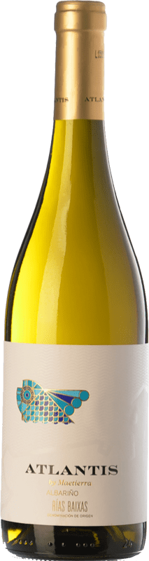 10,95 € Free Shipping | White wine Castillo de Maetierra Atlantis D.O. Rías Baixas Galicia Spain Albariño Bottle 75 cl
