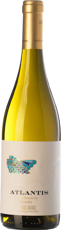 15,95 € Envoi gratuit | Vin Blanc Castillo de Maetierra Atlantis D.O. Rías Baixas Galice Espagne Albariño — Albarinho Bouteille 75 cl