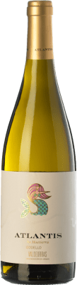 16,95 € Envío gratis | Vino blanco Castillo de Maetierra Atlantis D.O. Valdeorras Galicia España Godello Botella 75 cl