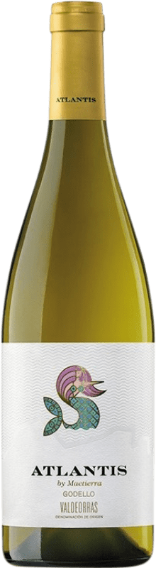 16,95 € Kostenloser Versand | Weißwein Castillo de Maetierra Atlantis D.O. Valdeorras Galizien Spanien Godello Flasche 75 cl