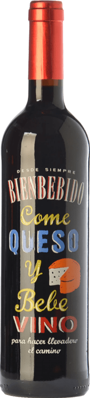 5,95 € Envoi gratuit | Vin Rouge Castillo de Maetierra Come Queso y Bebe Vino Jeune D.O. Toro Castille et Leon Espagne Tempranillo 75 cl