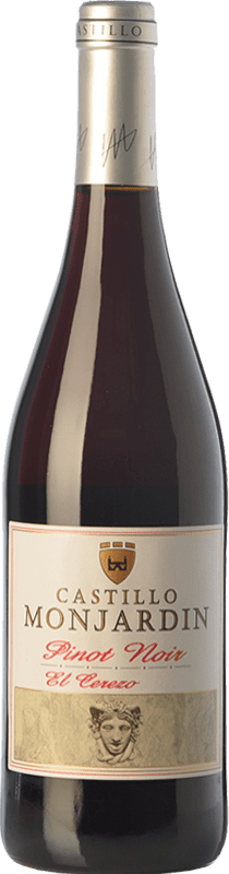 15,95 € Free Shipping | Red wine Castillo de Monjardín El Cerezo Young D.O. Navarra Navarre Spain Pinot Black Bottle 75 cl