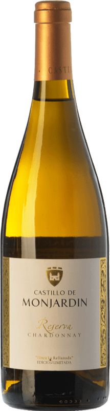 10,95 € Бесплатная доставка | Белое вино Castillo de Monjardín Резерв D.O. Navarra Наварра Испания Chardonnay бутылка 75 cl