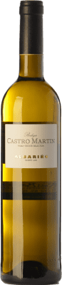 11,95 € Spedizione Gratuita | Vino bianco Castro Martín D.O. Rías Baixas Galizia Spagna Albariño Bottiglia 75 cl