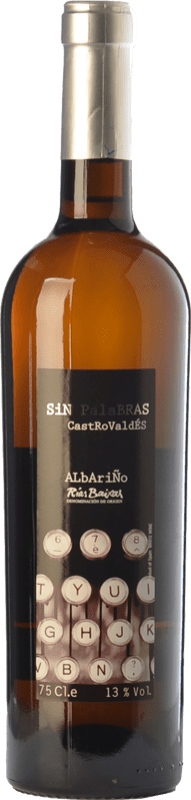 19,95 € Envoi gratuit | Vin blanc CastroBrey Sin Palabras D.O. Rías Baixas Galice Espagne Albariño Bouteille 75 cl