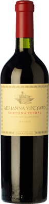 111,95 € Free Shipping | Red wine Catena Zapata Adrianna Vineyard Fortuna Terrae Aged I.G. Mendoza Mendoza Argentina Malbec Bottle 75 cl
