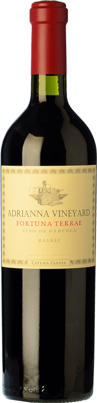 111,95 € Free Shipping | Red wine Catena Zapata Adrianna Vineyard Fortuna Terrae Aged I.G. Mendoza Mendoza Argentina Malbec Bottle 75 cl