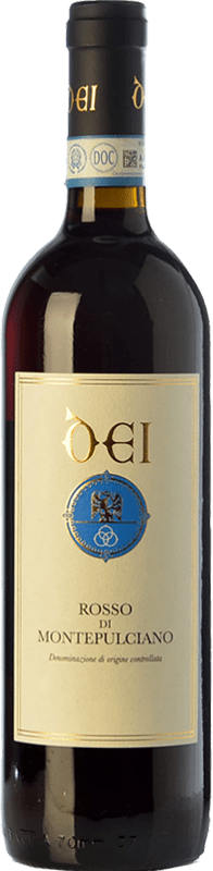 11,95 € Free Shipping | Red wine Caterina Dei D.O.C. Rosso di Montepulciano Tuscany Italy Sangiovese Bottle 75 cl
