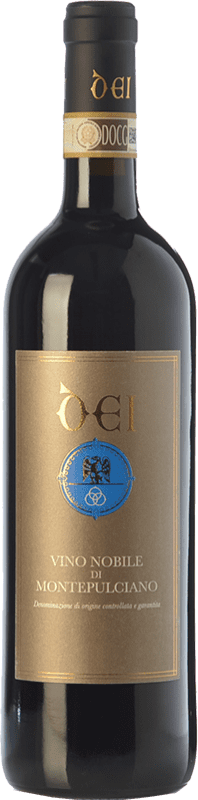 32,95 € Бесплатная доставка | Красное вино Caterina Dei D.O.C.G. Vino Nobile di Montepulciano Тоскана Италия Sangiovese, Canaiolo бутылка 75 cl