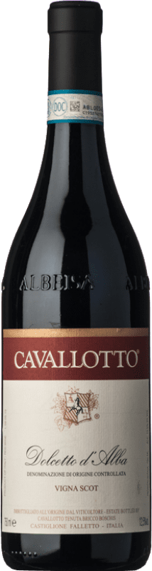 16,95 € Free Shipping | Red Wine Cavallotto Vigna Scot D.O.C.G. Dolcetto d'Alba Piemonte Italy Dolcetto 75 cl