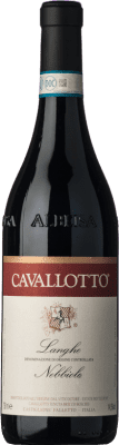 29,95 € Envío gratis | Vino tinto Cavallotto D.O.C. Langhe Piemonte Italia Nebbiolo Botella 75 cl