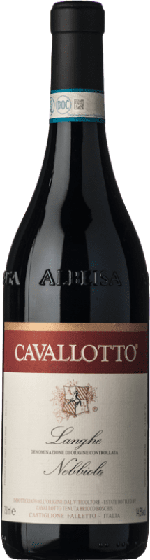 32,95 € Free Shipping | Red Wine Cavallotto D.O.C. Langhe Piemonte Italy Nebbiolo 75 cl