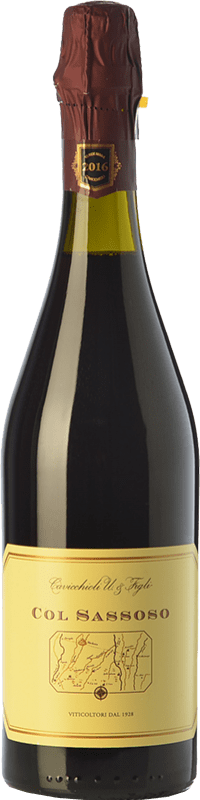 9,95 € Free Shipping | Red wine Cavicchioli Col Sassoso D.O.C. Lambrusco Grasparossa di Castelvetro Emilia-Romagna Italy Lambrusco Grasparossa Bottle 75 cl
