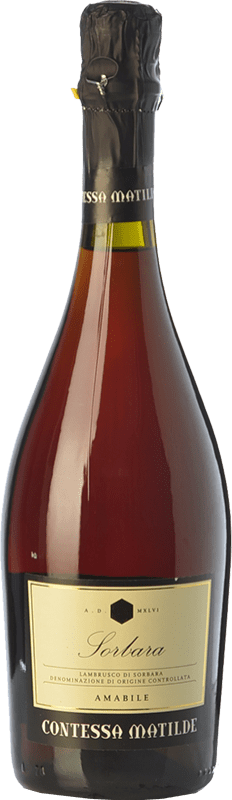 8,95 € Free Shipping | Red wine Cavicchioli Contessa Matilde Amabile D.O.C. Lambrusco di Sorbara Emilia-Romagna Italy Lambrusco di Sorbara, Lambrusco Salamino Bottle 75 cl