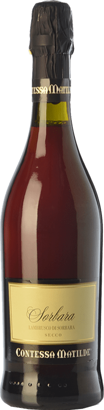 9,95 € Free Shipping | Red wine Cavicchioli Contessa Matilde Secco D.O.C. Lambrusco di Sorbara Emilia-Romagna Italy Lambrusco di Sorbara, Lambrusco Salamino Bottle 75 cl