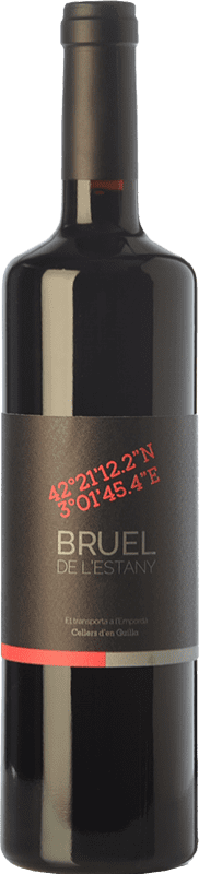 19,95 € Free Shipping | Red wine Guilla Bruel de l'Estany Young D.O. Empordà Catalonia Spain Grenache, Carignan Bottle 75 cl