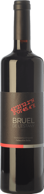 15,95 € Free Shipping | Red Wine Guilla Bruel de l'Estany Young D.O. Empordà Catalonia Spain Garnacha — Grenache, Cariñena — Carignan Bottle 75 cl