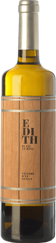 16,95 € Free Shipping | White wine Guilla Edith Aged D.O. Empordà Catalonia Spain Grenache Tintorera, Grenache White Bottle 75 cl