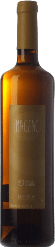 8,95 € Spedizione Gratuita | Vino Bianco Guilla Magenc D.O. Empordà Catalogna Spagna Garnacha — Grenache, Moscato, Macabeo 75 cl