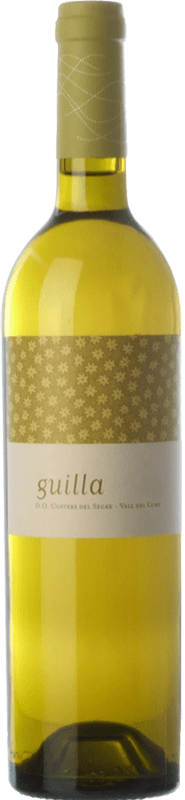 10,95 € Spedizione Gratuita | Vino bianco Cercavins Guilla Crianza D.O. Costers del Segre Catalogna Spagna Macabeo Bottiglia 75 cl