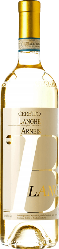 27,95 € Бесплатная доставка | Белое вино Ceretto Blangé D.O.C. Langhe Пьемонте Италия Arneis Органический бутылка 75 cl