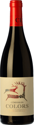 9,95 € Free Shipping | Red wine Cérvoles Colors Joven D.O. Costers del Segre Catalonia Spain Tempranillo, Merlot, Syrah, Grenache, Cabernet Sauvignon Magnum Bottle 1,5 L