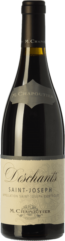 32,95 € Free Shipping | Red wine Chapoutier Deschants Rouge Crianza A.O.C. Saint-Joseph Rhône France Syrah Bottle 75 cl