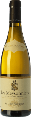 35,95 € Envio grátis | Vinho branco Michel Chapoutier Les Meysonniers Blanc A.O.C. Crozes-Hermitage Rhône França Marsanne Garrafa 75 cl