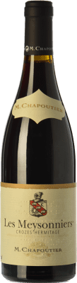 29,95 € Envío gratis | Vino tinto Michel Chapoutier Les Meysonniers Rouge Joven A.O.C. Crozes-Hermitage Rhône Francia Syrah Botella 75 cl