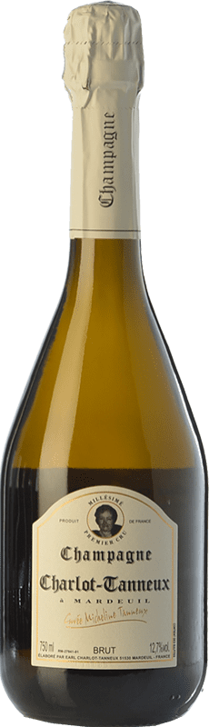 54,95 € Бесплатная доставка | Белое игристое Charlot-Tanneux Cuvée Micheline Premier Cru A.O.C. Champagne шампанское Франция Pinot Black, Chardonnay бутылка 75 cl