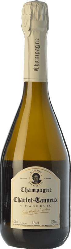 54,95 € Kostenloser Versand | Weißer Sekt Charlot-Tanneux Cuvée Micheline Premier Cru A.O.C. Champagne Champagner Frankreich Pinot Schwarz, Chardonnay Flasche 75 cl