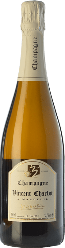 56,95 € Envio grátis | Espumante branco Charlot-Tanneux Fruit de ma Passion A.O.C. Champagne Champagne França Pinot Preto, Chardonnay, Pinot Meunier Garrafa 75 cl