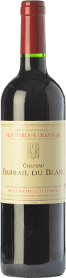 33,95 € 免费送货 | 红酒 Château Barrail du Blanc 岁 A.O.C. Saint-Émilion Grand Cru 波尔多 法国 Merlot, Cabernet Franc 瓶子 75 cl