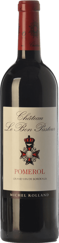 111,95 € Бесплатная доставка | Красное вино Château Bon Pasteur старения A.O.C. Pomerol Бордо Франция Merlot, Cabernet Franc бутылка 75 cl