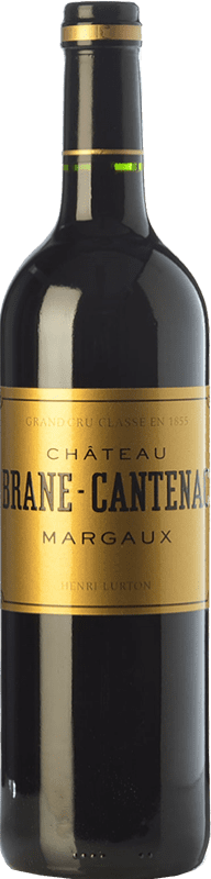 94,95 € Бесплатная доставка | Красное вино Château Brane Cantenac A.O.C. Margaux Бордо Франция Merlot — Мерло, Cabernet Sauvignon — Каберне Совиньон, Cabernet Franc — Каберне Фран, Carmenère — Карменер Бутылка 75 cl