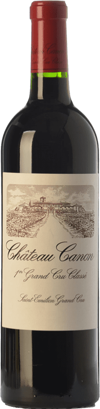 131,95 € Free Shipping | Red wine Château Canon Aged A.O.C. Saint-Émilion Grand Cru Bordeaux France Merlot, Cabernet Franc Bottle 75 cl