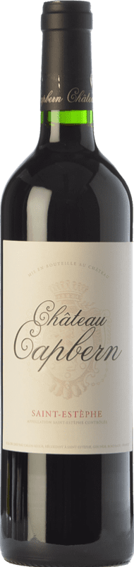 24,95 € Free Shipping | Red wine Château Capbern Gasqueton Aged A.O.C. Saint-Estèphe Bordeaux France Merlot, Cabernet Sauvignon, Petit Verdot Bottle 75 cl