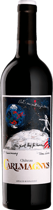 23,95 € Envio grátis | Vinho tinto Château Carlmagnus Crianza A.O.C. Fronsac Bordeaux França Merlot Garrafa 75 cl