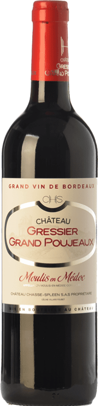 21,95 € 免费送货 | 红葡萄酒 Château Chasse-Spleen Château Gressier Grand Poujeaux Crianza — 陈酿 A.O.C. Moulis-en-Médoc 波尔多 法国 Merlot — 梅洛, Cabernet Sauvignon — 赤霞珠 瓶装 75 cl